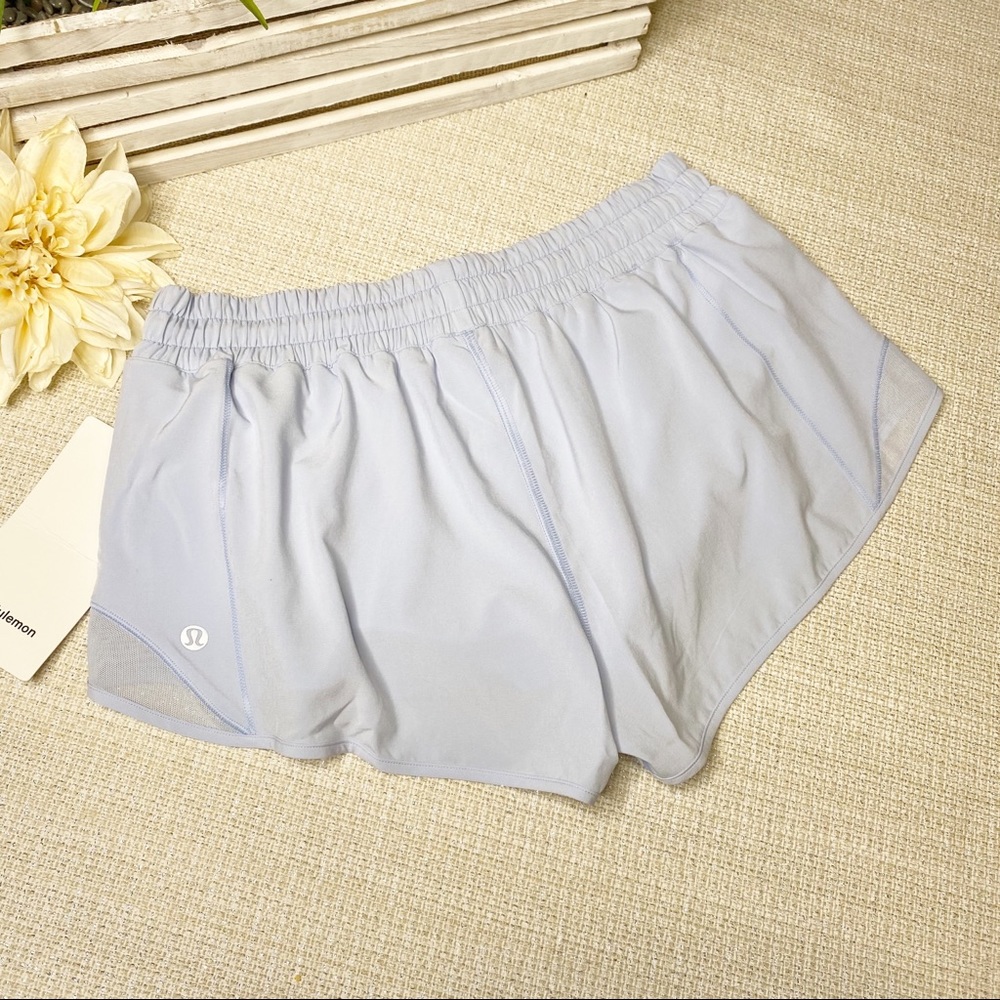 Lululemon Daydream Hotty Hot Shorts Light Blue Gym - Picture 8 of 8